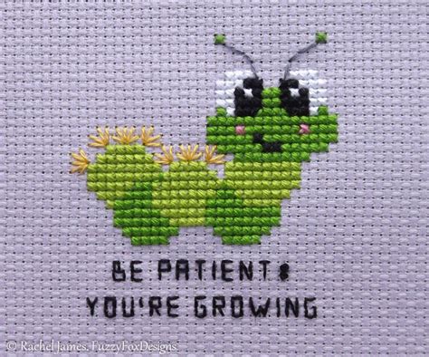 Maybe you would like to learn more about one of these? Cute Baby Caterpillar Cross Stitch Pattern PDF | Seven ...