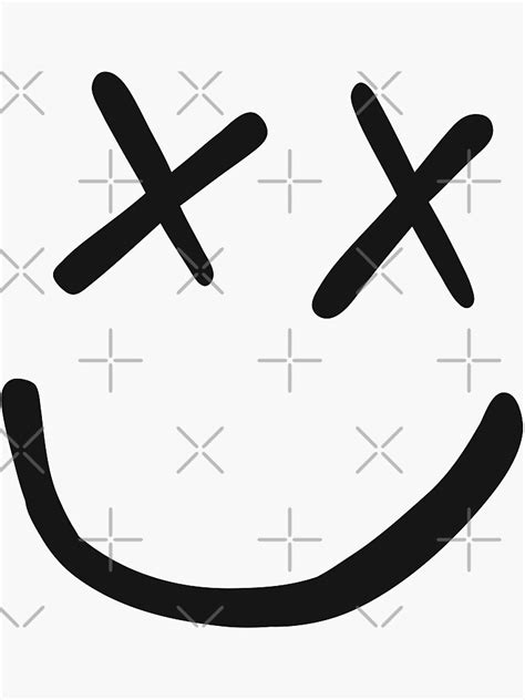 Louis Tomlinson Smiley Face Sticker For Sale By Itsrubii Redbubble