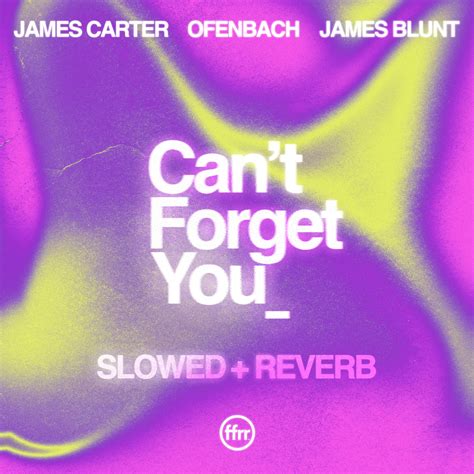 Cant Forget You Feat James Bluntjames Carter、ofenbach、james Blunt