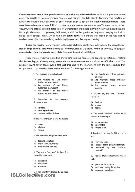 Multiple Choice Comprehension Grade 3 English Worksheets Thekidsworksheet