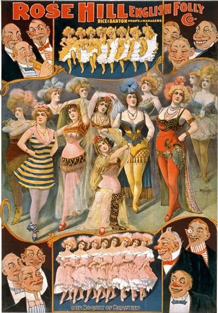 Vintage Burlesque Poster I Cant Get Over How Those Smarmy Old Dudes