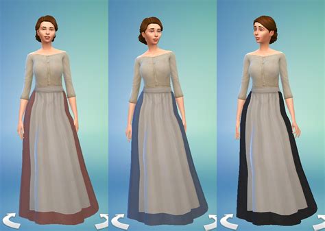 Sims 4 Medieval Dress Cc