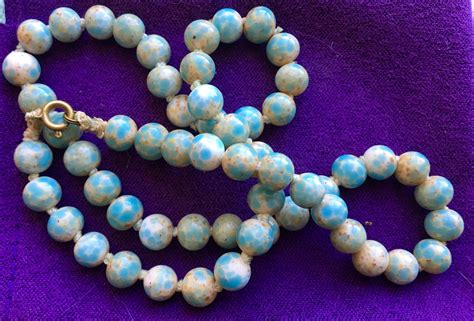 Light Blue Stone Strand Necklace Larimar Collectors Weekly