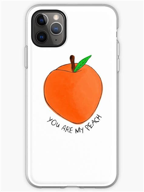 Peach Iphone Case And Cover By Mimchristine Redbubble