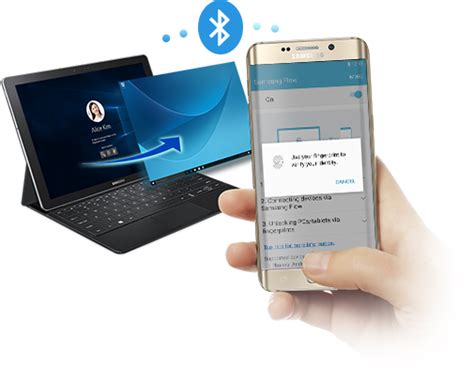 When the update goes live in april, the app currently, the app lets users unlock just one windows 10 pc, samsung's own galaxy tab pro s tablet, using the fingerprint sensor in the. Transfer Content between Devices with Samsung Flow ...
