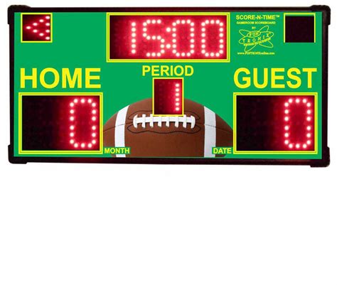 Football Custom Scoreboard Custom Game Room Scoreboard