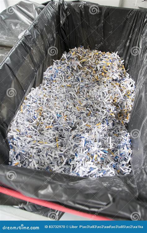 Shredded Papers Stock Photo Image Of Commercial Industrial 83732970
