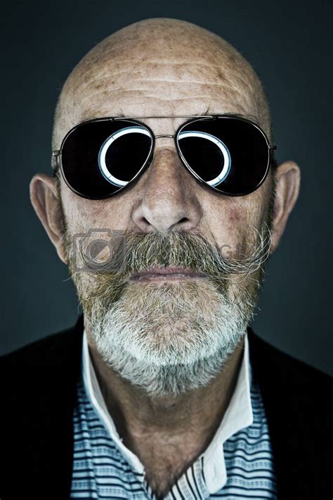 Old Man Sunglasses By Magann Vectors And Illustrations With Unlimited