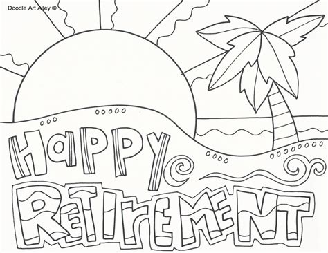 retirement coloring pages doodle art alley 15 happy retirement coloring pages free printable
