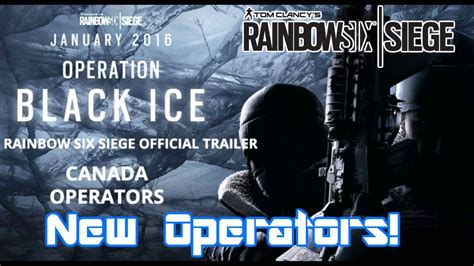Operation Black Ice New Operator Info Rainbow Six Siege Dlc Youtube
