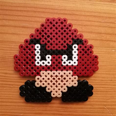 Perler Bead Pdf Goombas From Super Mario Bros Perler Bead Pattern The