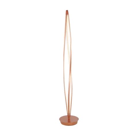 Twist Led Floor Lamp Light Wood Contempo Lights Touch Of Modern