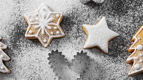 New Year Powdered Sugar Food Cookies 3840x2160 Christmas Sugar Cookies