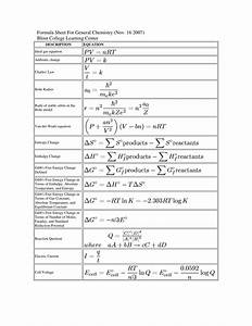 Spectacular Chemistry Formula Sheet For Jee Mains Pdf Maths Formulas