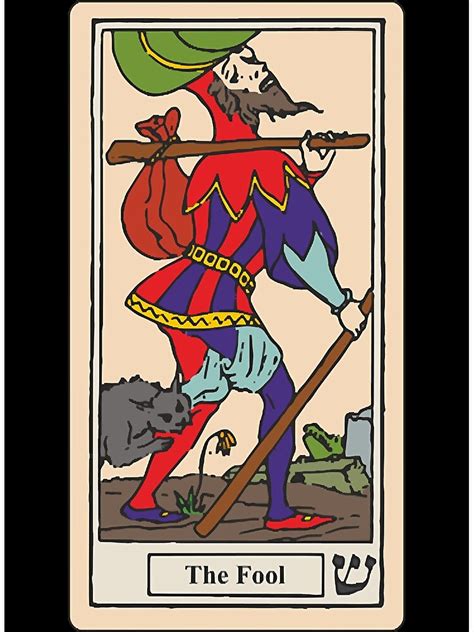 Vintage The Fool Tarot Card Poster For Sale By Christina60013
