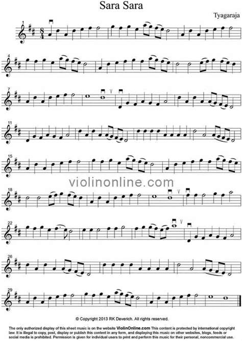 Violin Sheet Music Easy Classical Menuet In G Major Johann Sebastian