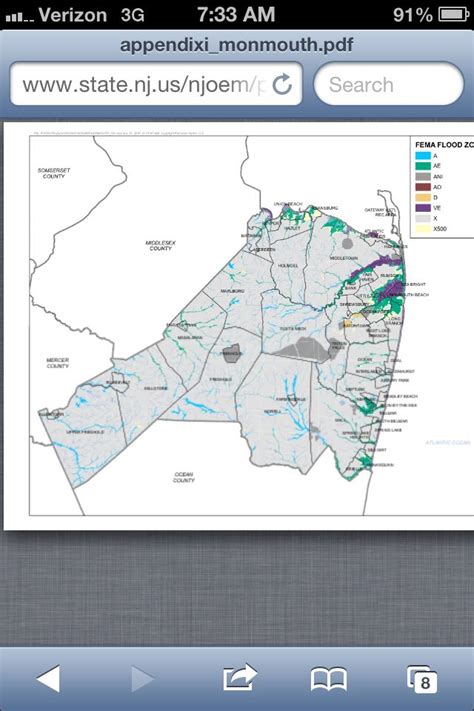 Monmouth County Fema Flood Zones Flood Zone Monmouth County Flood