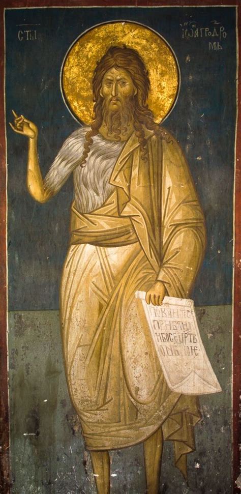 Pin by Monah ikonopisac on Свети Јован Крститељ | Byzantine icons, Art, Painting