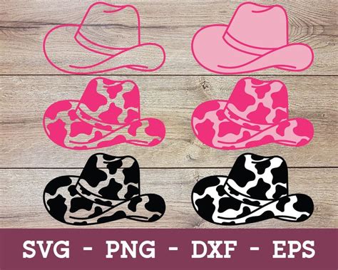 Cowboy Hats Svg And Dxf Files