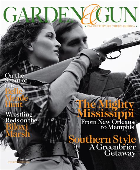 The viewers really loved our performances during the guns but each turn uses a different cover video. Garden & Gun Cover Gallery - Garden & Gun