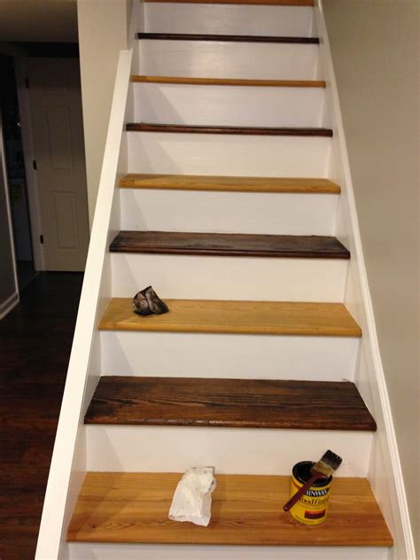 Small, handheld sander or sanding block. Chic meets Healthy: REFINISHING BASEMENT STAIRS - PART 1