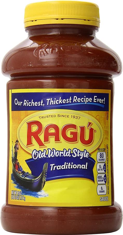 Ragu Traditional Spaghetti Sauce 345 Oz Amazonca Grocery