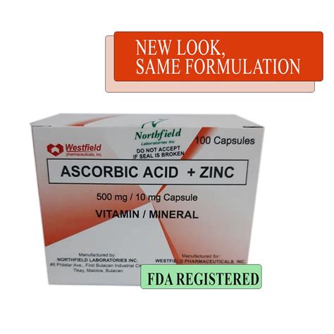 Vitamin C With Zinc Ascorbic Acid Eq To Sodium Ascorbate Plus Zinc