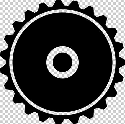 Gear Shape Png Clipart Art Black And White Brand Circle Common