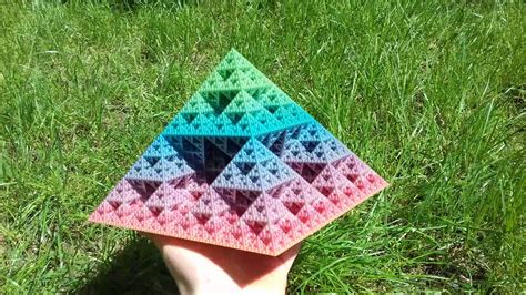 3d Printed Sierpinski Fractal Pyramid Youtube