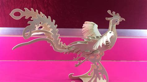 Get a free $2 off coupon now! DIY Miniature Phoenix ~ 3D Wooden Puzzle - YouTube