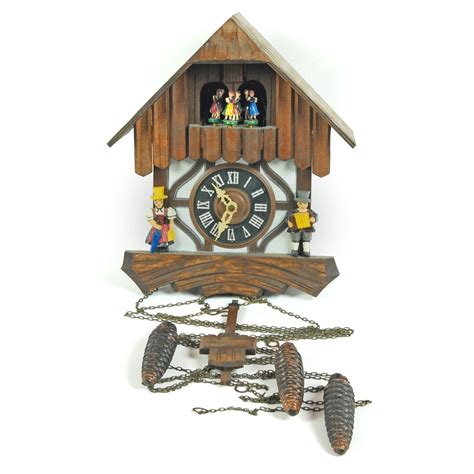 Cuendet Chalet Cuckoo Clock Plays Edelweiss And Laras Theme Ebth
