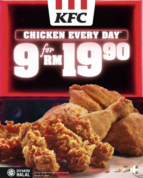 Kfc allows customers to save $39 on average through promotions and kfc promo codes, and there are currently 6 coupons for customers to choose from. KFC Promo Code: HARIHARIAYAM | mypromo.my