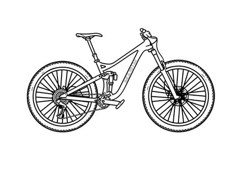 Trail Mountain Bike Coloring Book To Print And Online