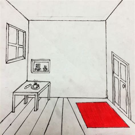 No matter how much you want to challenge yourself, a drawing of a sphere will start with a simple circle. Draw a Surrealistic Room in One Point Perspective | One ...