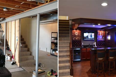 Basement Renos Before And After Before And After Old Basement
