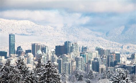 Vancouver Forecast Calls For A Chance Of Snow 6 Days In A Row