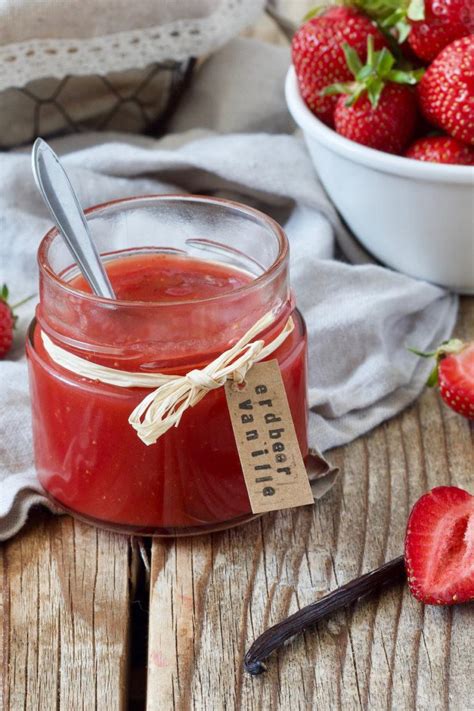 Erdbeer-Vanille-Marmelade - Rezept - Sweets & Lifestyle®