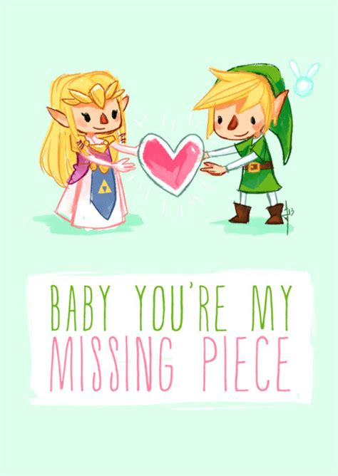 Geek Art Gallery Cards Legend Of Zelda Valentine