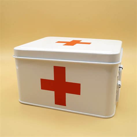 White First Aid Box