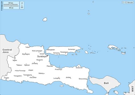 8 Gambar Peta Jawa Timur Fungsi Dan Cara Membuatnya Ekonomi Bergerak