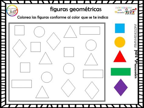 Fichas Para Trabajar Las Figuras Geométricas Imagenes Educativas