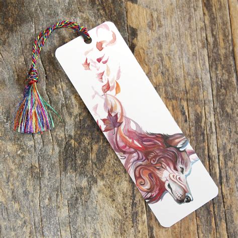 Autumn Wolf Bookmark · Katy Lipscomb · Online Store Powered By Storenvy