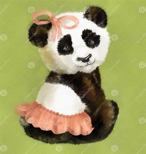 Girl Panda Stock Illustration Illustration Of Artistic 17743875