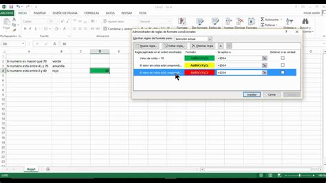 Formato Condicional Y Listas Desplegables En Excel Youtube