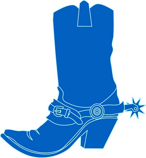 Download Cowboy Boots Blue Boot Royalty Free Vector Graphic Pixabay