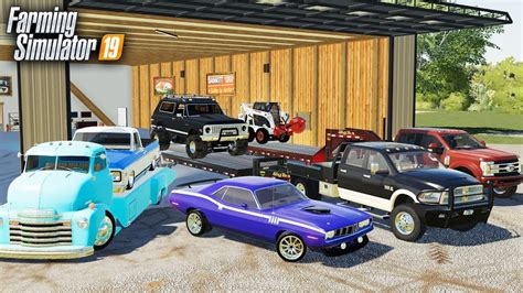 Fs19 Moving Muscle Cars And Trucks Over To Our New Dealership Chevy