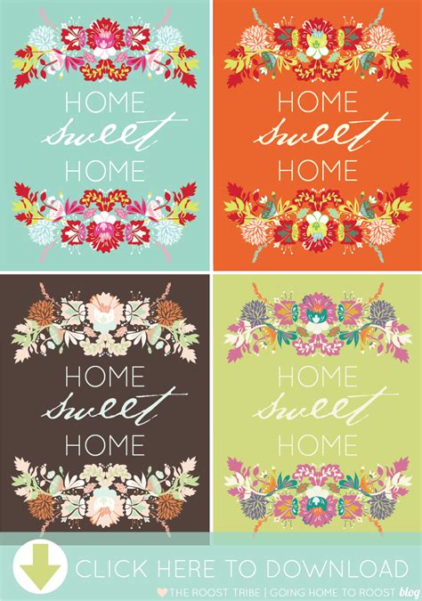 7 Best Images Of Sweet Home Printable Free Printable Home Sweet Home