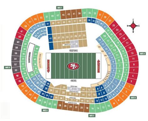 Candlestick Park San Francisco Ca Seating Chart View