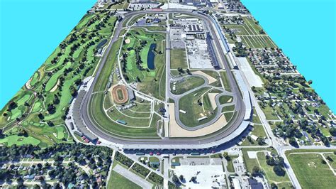 Indianapolis Motor Speedway Buy Royalty Free 3d Model By Libanciel
