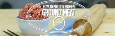 Portion Frozen Ground Meat Nestlé Recipes
